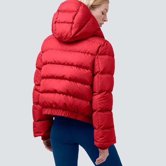 PERFECT MOMENT 'POLAR FLARE' RED GOOSE DOWN JACKET - SIZE LARGE - MSRP $695 BNWT - Picture 3 of 4